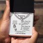 To My Stepped Up Dad l Cuban Chain with Artisan Cross Necklace