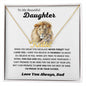 Daughter/Proud Father l Name Necklace
