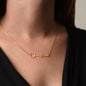 To My Daughter/Dad I Signature Style Name Necklace