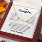 To My Daughter/Dad I Signature Style Name Necklace