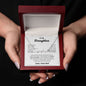 To My Daughter/Dad I Signature Style Name Necklace