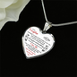 To My Daughter from Dad l Heart Pendant