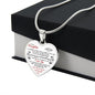 To My Daughter from Dad l Heart Pendant