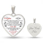 To My Daughter from Dad l Heart Pendant