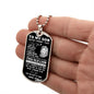 To My Son - Dad/Old Lion l Dog Tag
