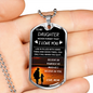 To My Daughter-Mom l Dog Tag