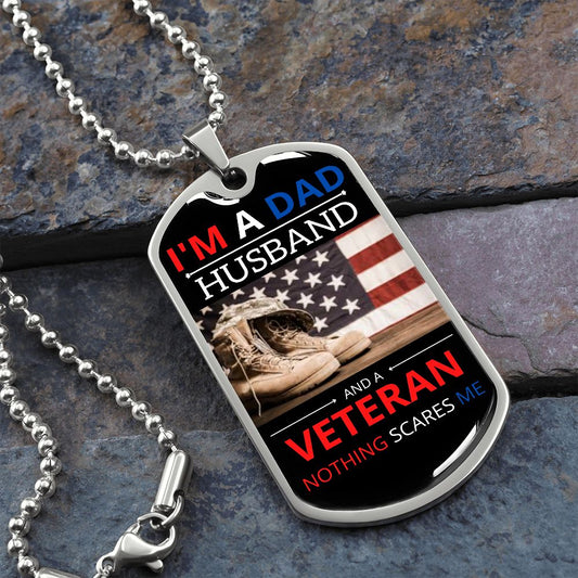 VETERANS DOG TAG l HUSBAND