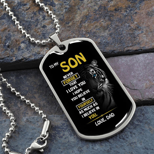 Son - Dog Tag l From Dad