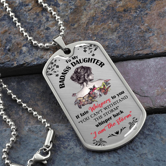 My Badass Daughter l Dog Tag