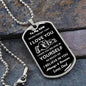 To My Son - Believe l Dog Tag