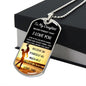 To My Daughter/Dad l Dog Tag