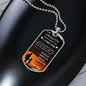 To My Daughter-Mom l Dog Tag