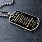 TO MY SON - MOM l DOG TAG l GOLD