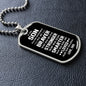 Son Dog Tag l From Dad l Braver