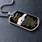Daughter Dog Tag l From Dad