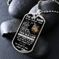 Son - Love You - Lion l Dog Tag