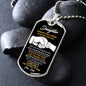 Daughter Dog Tag l From Dad