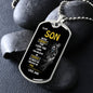 Son - Dog Tag l From Dad