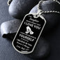 To My Daughter/Dad l Forever l Dog Tag
