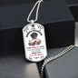 My Badass Daughter (White) l Dog Tag
