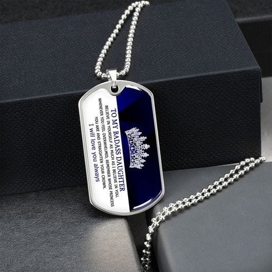 Daughter - Princess l Dog Tag 2