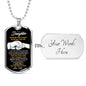 Daughter Dog Tag l From Dad