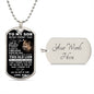 Son - Love You - Lion l Dog Tag