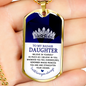 Daughter - Princess l Dog Tag 1
