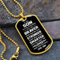 Son Dog Tag l From Dad l Braver