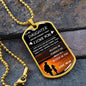 To My Daughter-Mom l Dog Tag