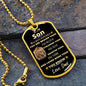 To My Son l Dog Tag