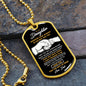Daughter Dog Tag l From Dad