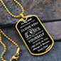 To My Son - Believe l Dog Tag