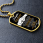 Daughter Dog Tag l From Dad