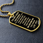 TO MY SON - MOM l DOG TAG l GOLD