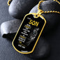 Son - Dog Tag l From Dad