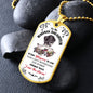 My Badass Daughter (White) l Dog Tag