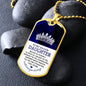Daughter - Princess l Dog Tag 1