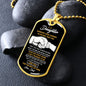 Daughter Dog Tag l From Dad