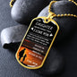 To My Daughter-Mom l Dog Tag