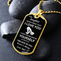 To My Daughter/Dad l Forever l Dog Tag
