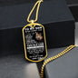 Son - Love You - Lion l Dog Tag