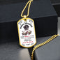 My Badass Daughter (White) l Dog Tag