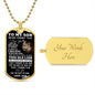 Son - Love You - Lion l Dog Tag