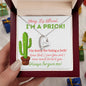 I'm Sorry - I'm A Prick l Forever Love Necklace