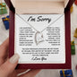 I'm Sorry - (White) l Forever Love Necklace