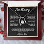 I'm Sorry l Forever Love Necklace