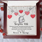 To My Gorgeous Wife l Forever Love Necklace