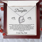 Daughter from Dad l Forever Love Necklace