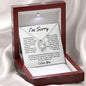 I'm Sorry - (White) l Forever Love Necklace